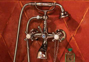 Gentry Home Центр смесителя для раковины до центра два отверстия под смеситель мм Antique Никель GH102779 - Вид №1