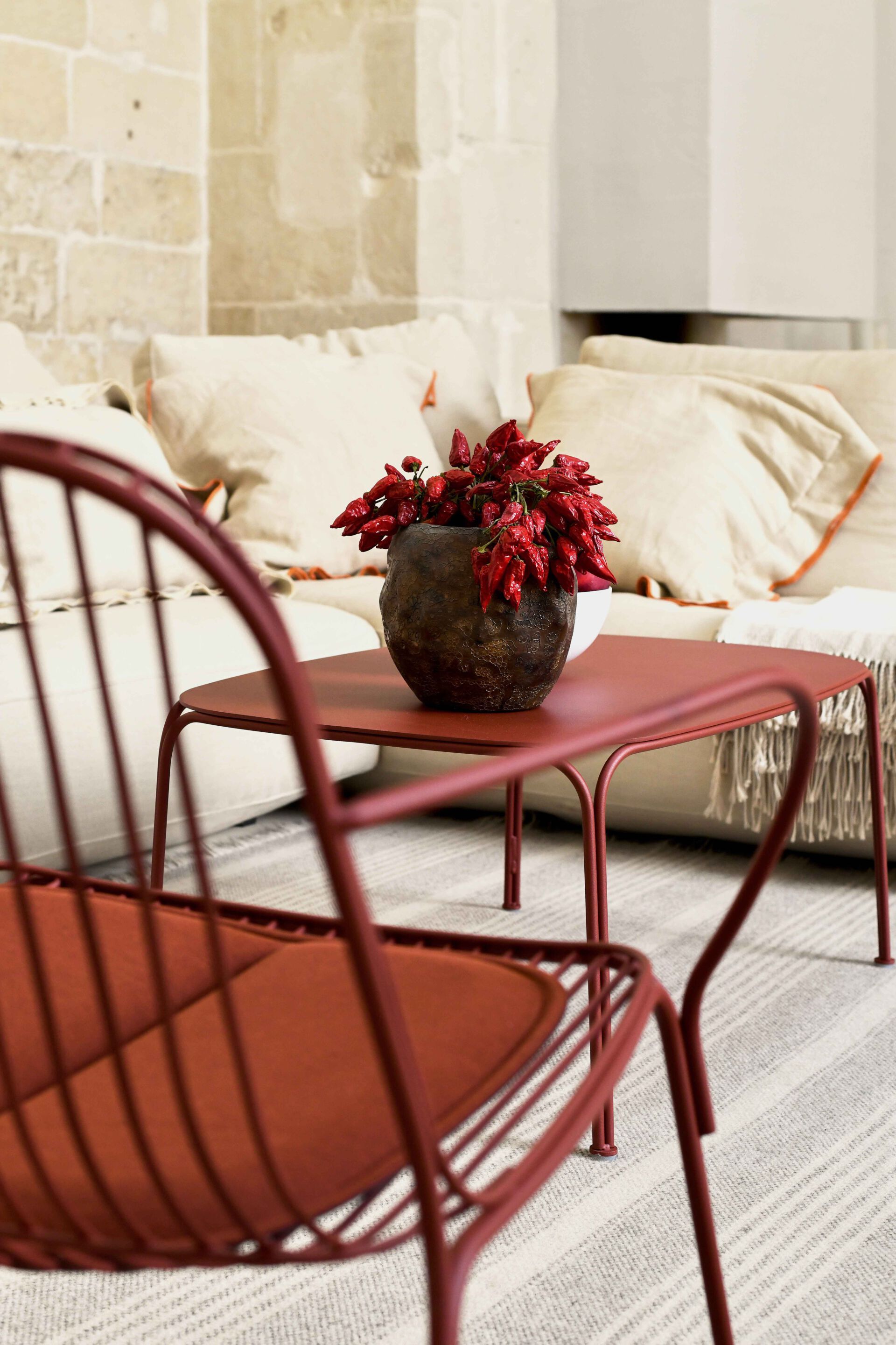 2-местный оцинкованный стальной садовый диван Kartell Hiray ARCH-00136181 - Вид №1