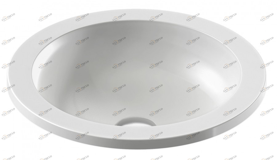 EYN102-00 Накладная раковина под столешницу  круглая JACOB DELAFON VOX