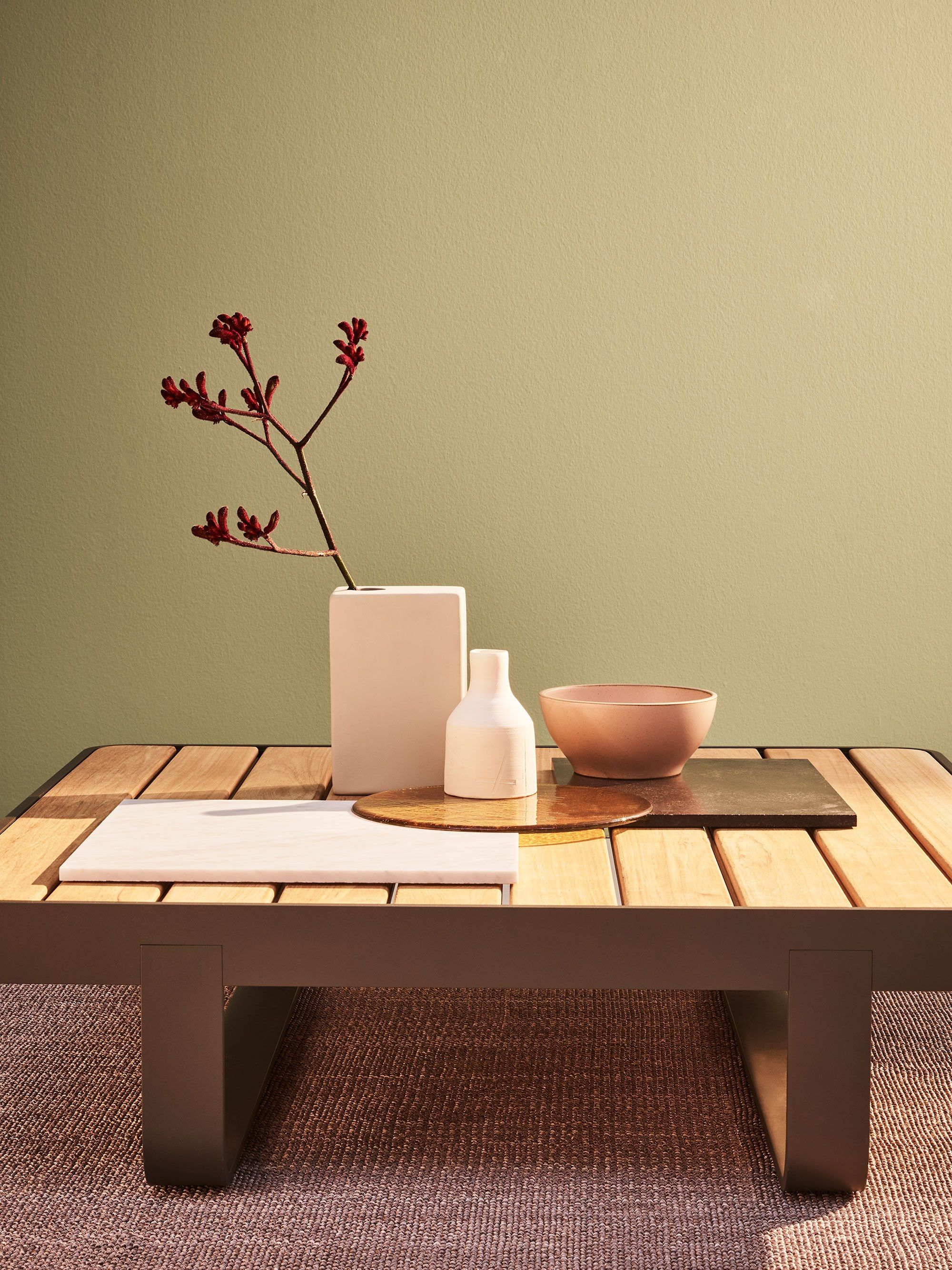 Квадратный стол из тикового дерева Terraforma Makemake ARCH-00134171 - Вид №8