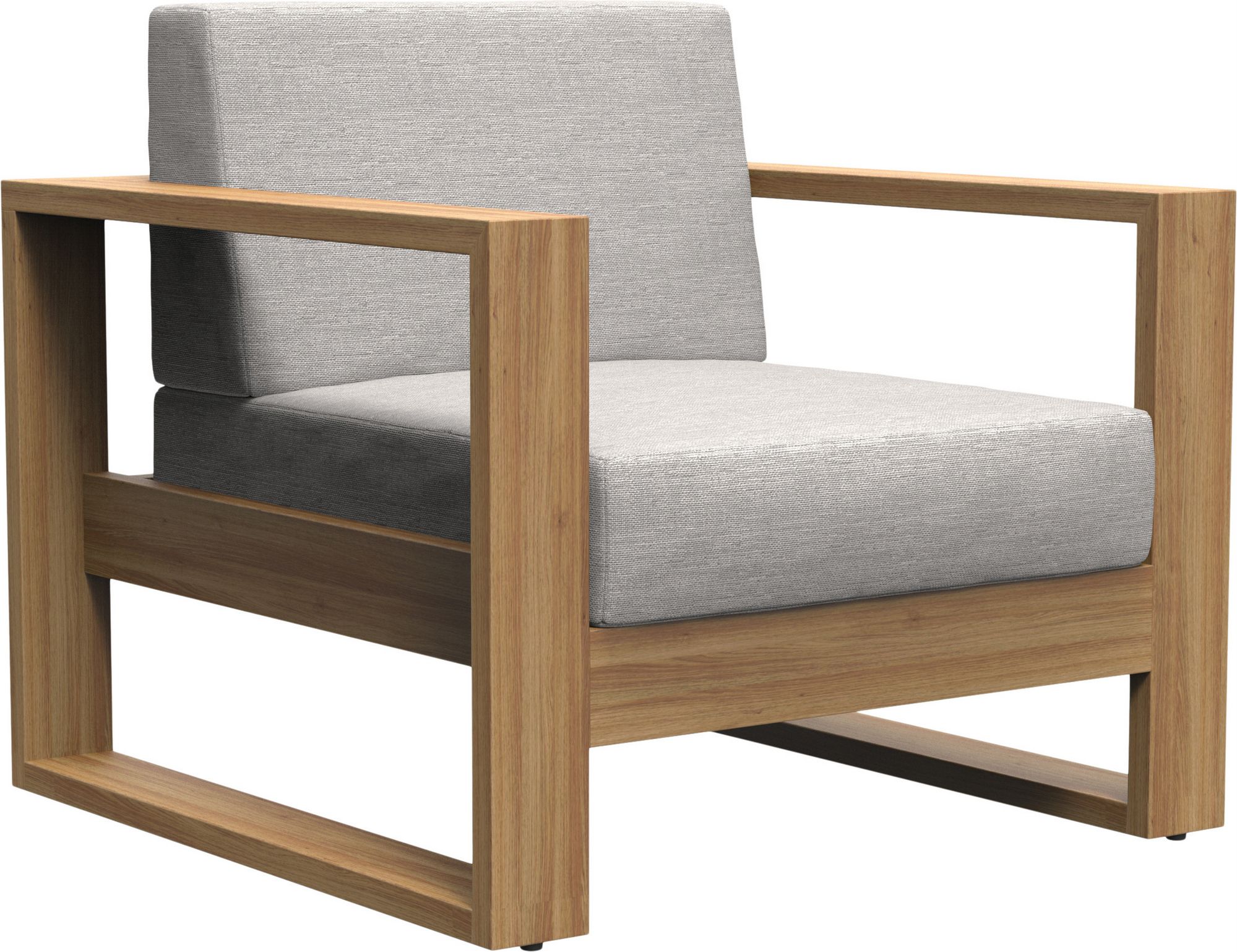 Садовое кресло из тикового дерева с подлокотниками JANUS et Cie Тик Матисс ARCH-00008034 - Вид №3