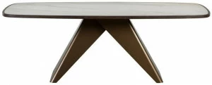 Tonin Casa Прямоугольный стол из керамогранита на стальной основе