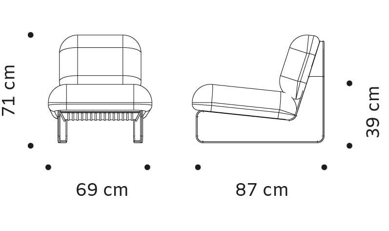 Тканевое мягкое садовое кресло Mambo Unlimited Ideas Riviera ARCH-00064895 - Вид №6