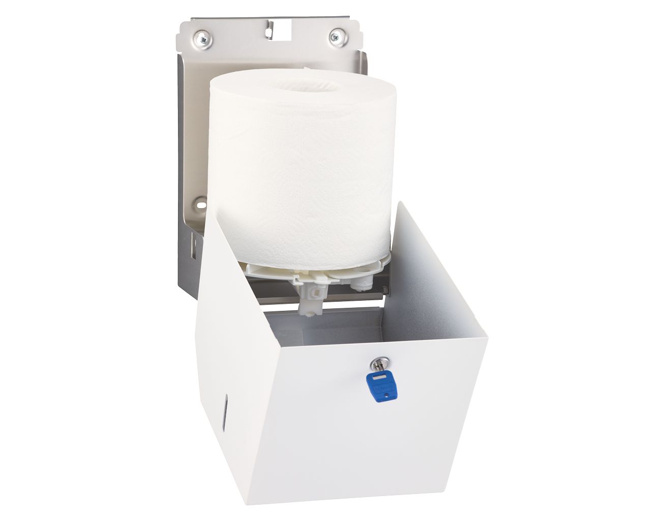 CSB202 STELLA WHITE LINE MINI система рулонов полотенец или туалетной бумаги, белый Merida  - Вид №3