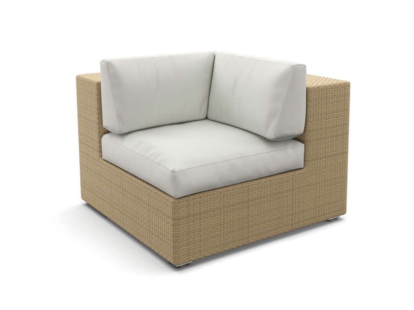 Синтетическое волокно угловое садовое кресло DEDON LOUNGE ARCH-00080807