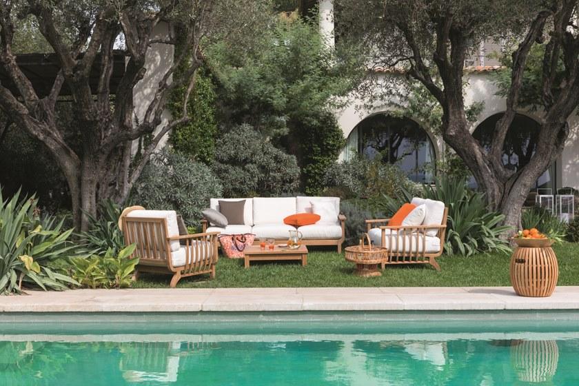 Unopiù Садовый диван из тика и акрила Chelsea Chdig/chcu04 - Вид №3