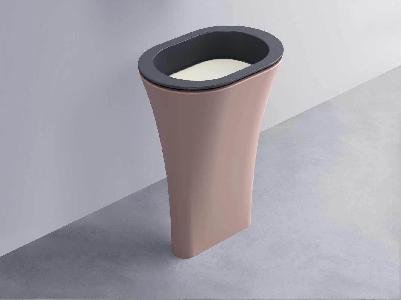 AMLA65-BA+AMPILO-TL+AMCOLO-CP Раковина Amedeo Ovale отдельностоящая cielo Enjoy + Amedeo Ceramica Cielo