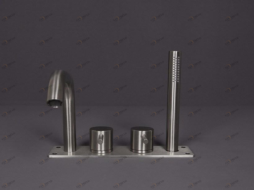 RIFRA Комплект для ванны из нержавеющей стали с ручным душем Forty 1210111/2