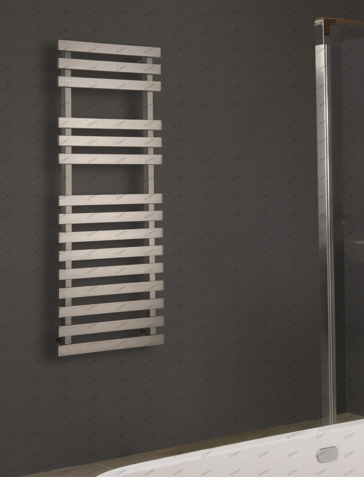 Полотенцесушитель Hammam TRUVA Stainless steel  комбинированный; электрический или водяной Сталь 