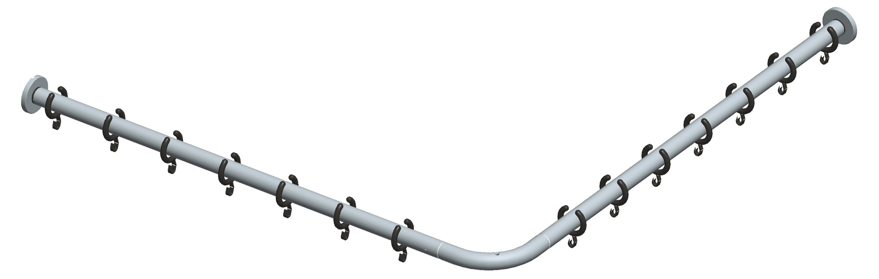 14939171000 Набор штанг для душевых занавесок KEUCO Plan