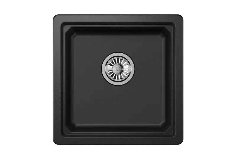 KS-4501U, ЧЁРНЫЙ, кухонная мойка, кварц GRANULA 4501U-ST291 - Вид №2