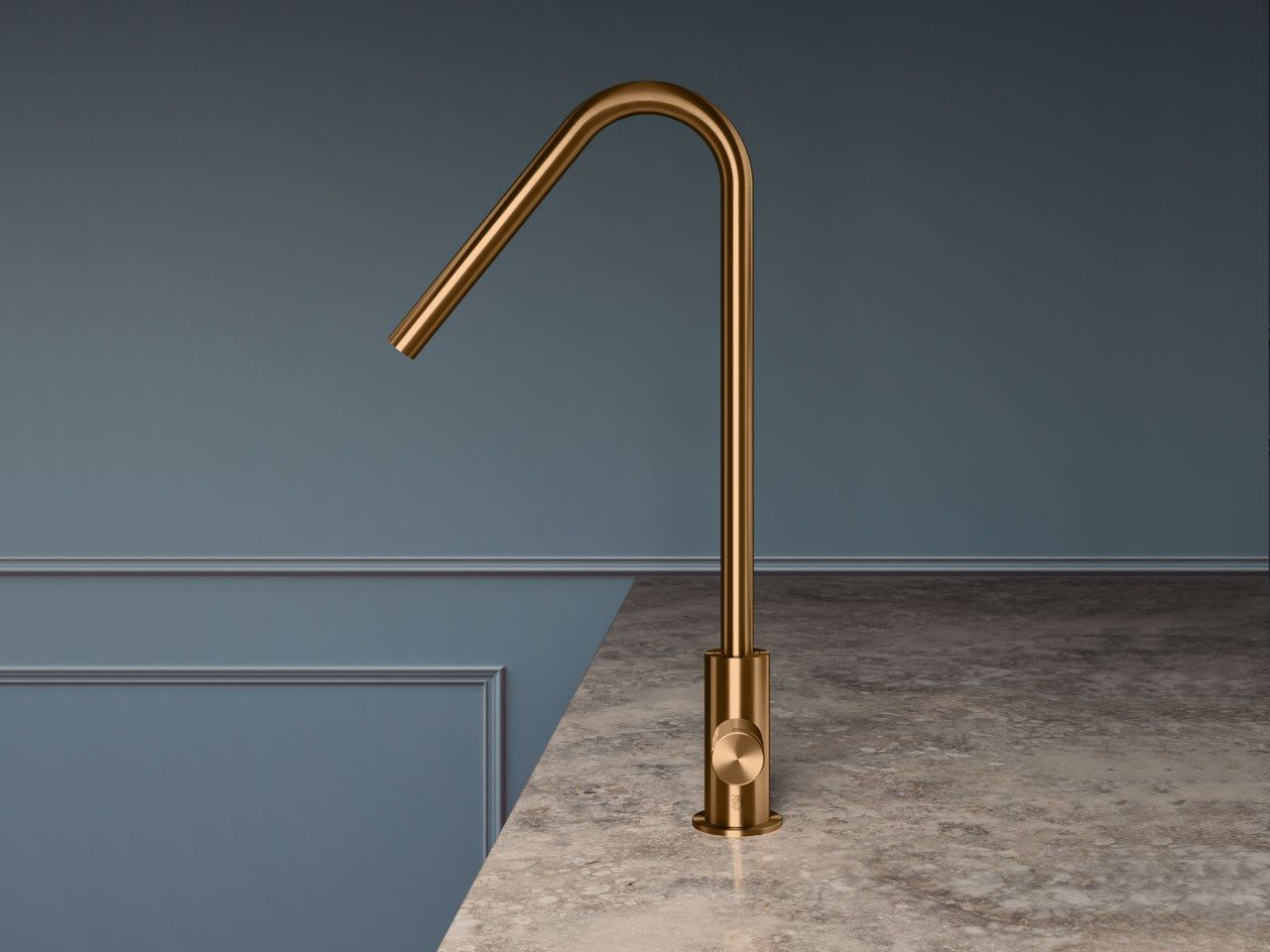 Смеситель для кухни из нержавеющей стали с поворотным изливом Radomonte HIRO ARCH-00049821