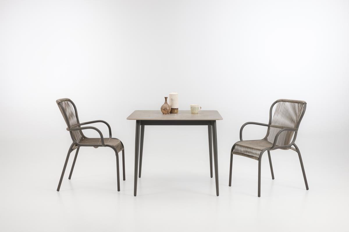 Керамический квадратный садовый стол Vincent sheppard MAX ARCH-00043259 - Вид №3