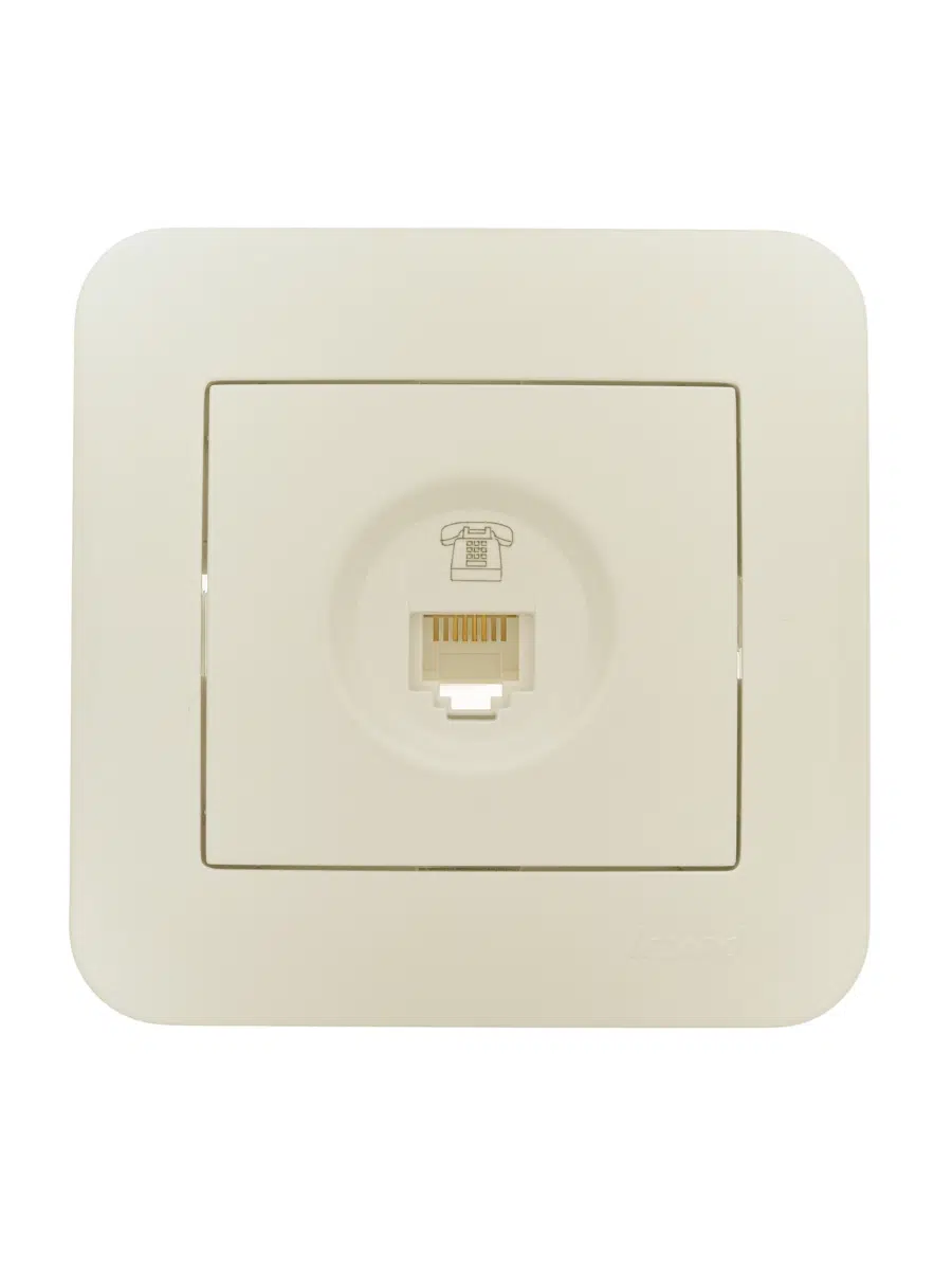 ASTI Розетка телефонная евро крем LEZARD 7081-0303-137 - Вид №2