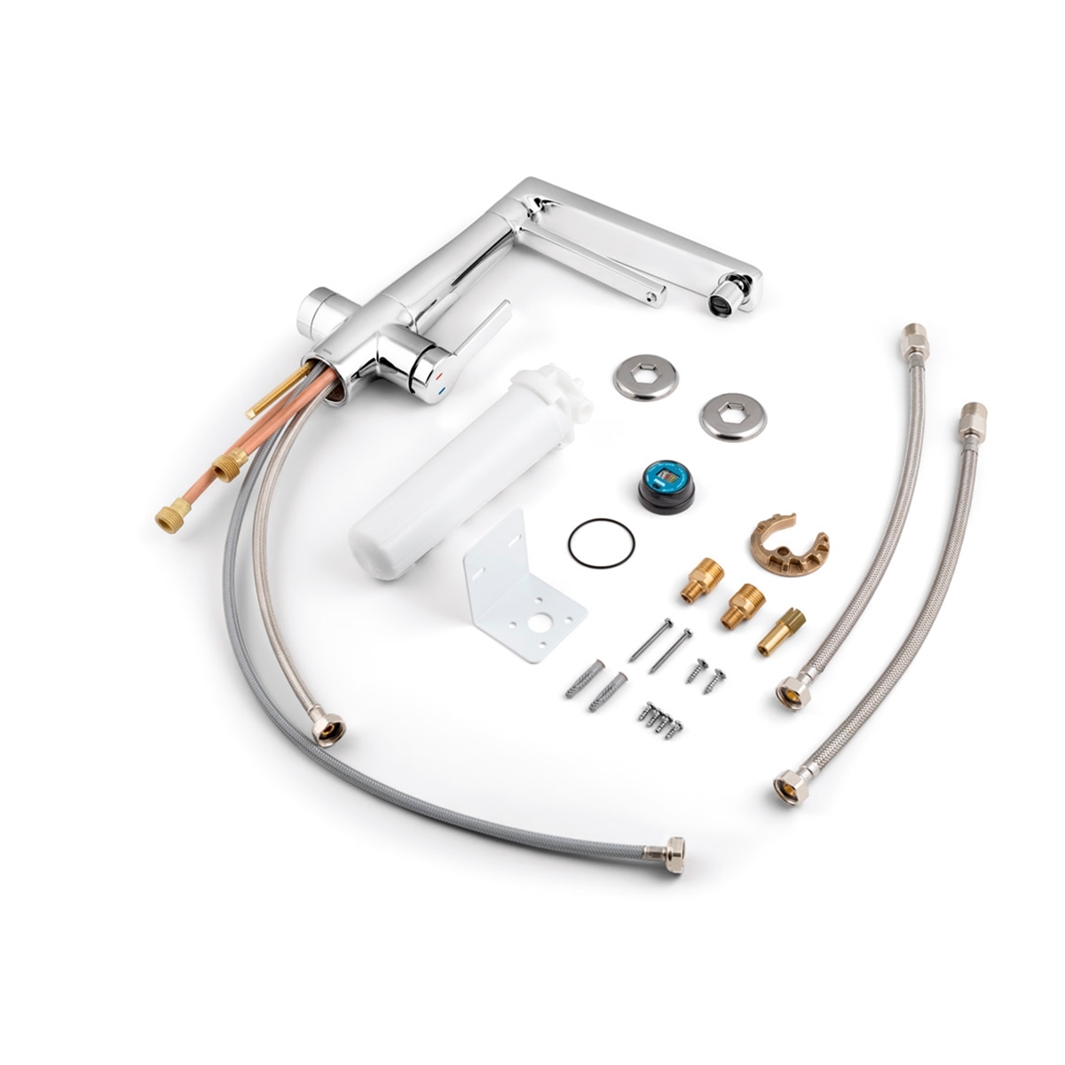 00808906 Однорычажный кухонный смеситель с водоочистителем Vitalis из матовой меди Docol DOCOLVITALIS  - Вид №4