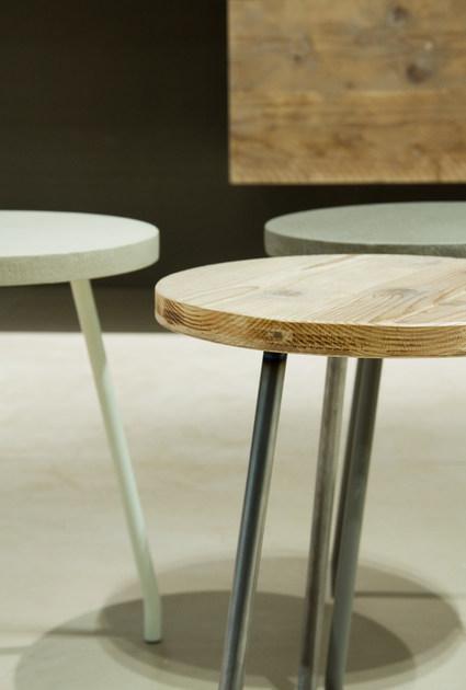 Moab80 Низкий табурет из вторичного дерева sun-id-1365602 - Вид №2