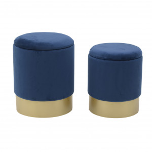 3850512.0002 Пуф, набор 2шт - 35.5X35.5X45 / 31.5X31.5X38 TO4ROOMS