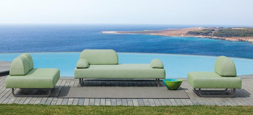 Vermobil 3-х местный тканевый садовый диван Quatris Qt770 - Вид №1