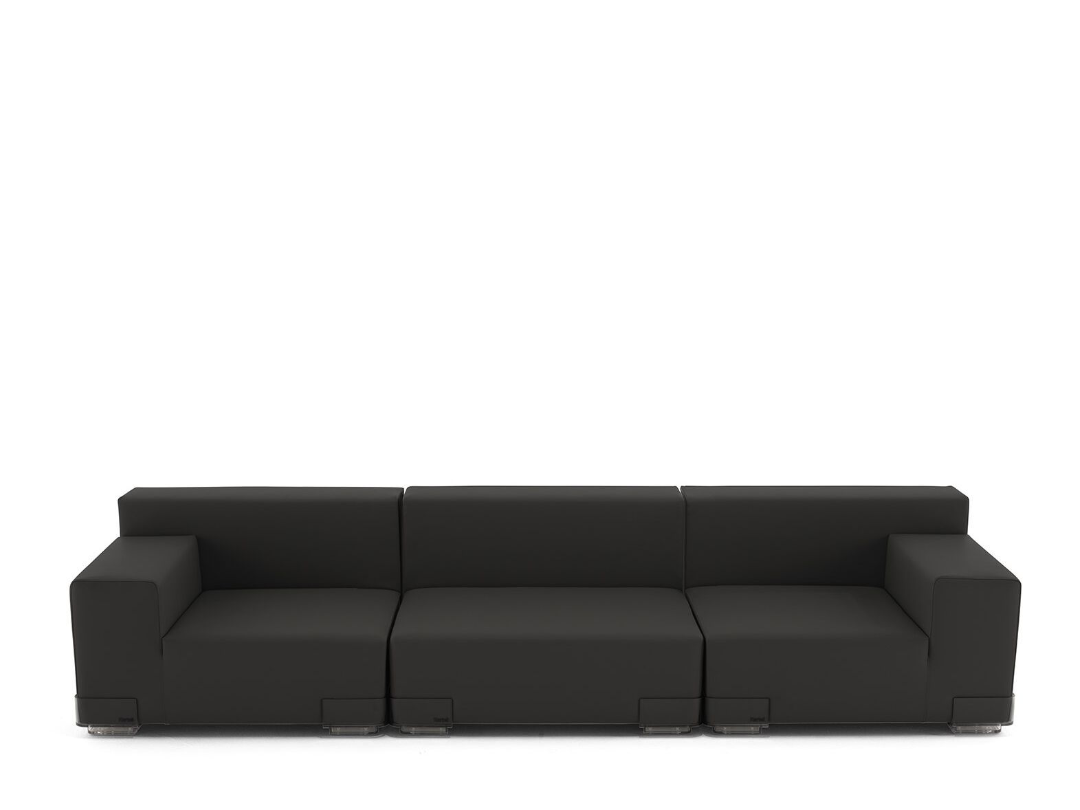 3-местный модульный съемный диван из искусственной кожи Kartell Plastics ARCH-00061055 - Вид №6