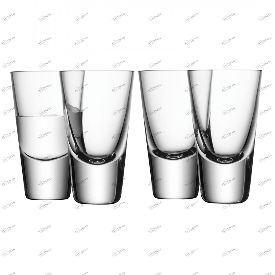 Набор из 4 стопок для водки 100 мл Bar LSA INTERNATIONAL BAR 00-3863003 Прозрачный