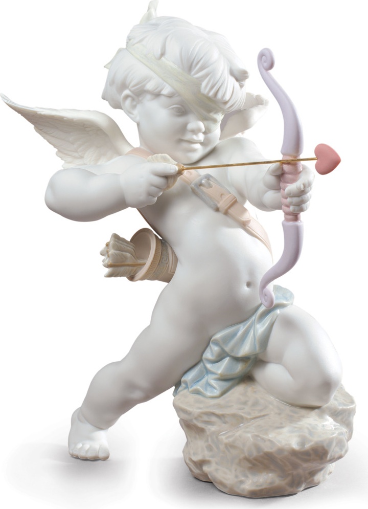 10669078 LLADRO Фигурка Lladro "Прямо в сердце" 24х26см Фарфор Lladró 