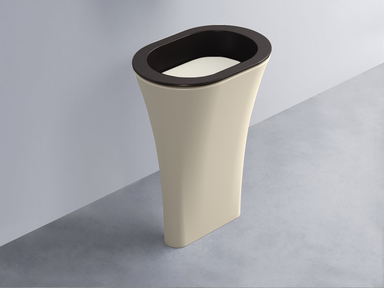 AMLA65-LV+AMPILO-TL+AMCOLO-LN Раковина Amedeo Ovale отдельностоящая cielo Enjoy + Amedeo Ceramica Cielo