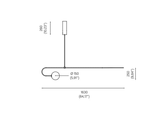 Латунный светодиодный подвесной светильник ручной работы Michael Anastassiades Mobile Chandeliers ARCH-00092288 - Вид №4