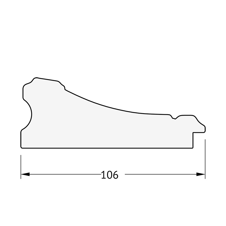 BY 3528 Зеркало с фацетом в багетной раме - барокко серебро 106 mm EVOFORM Exclusive - Вид №4