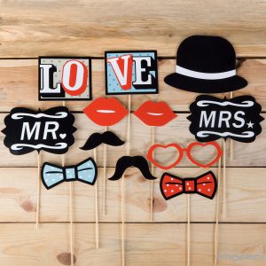 X1038 Аксессуары для фотографий 'Винтаж' Dekoraniaevents Bodas