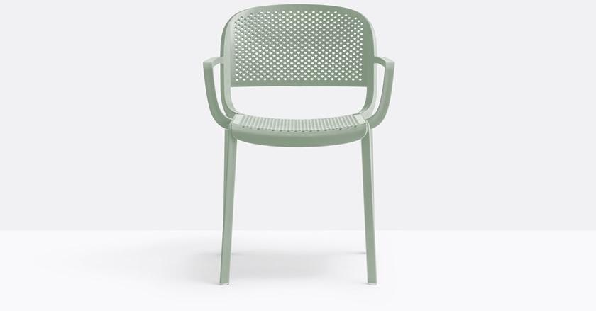 Pedrali Стул полипропиленовый с подлокотниками Dome 266 - Вид №5