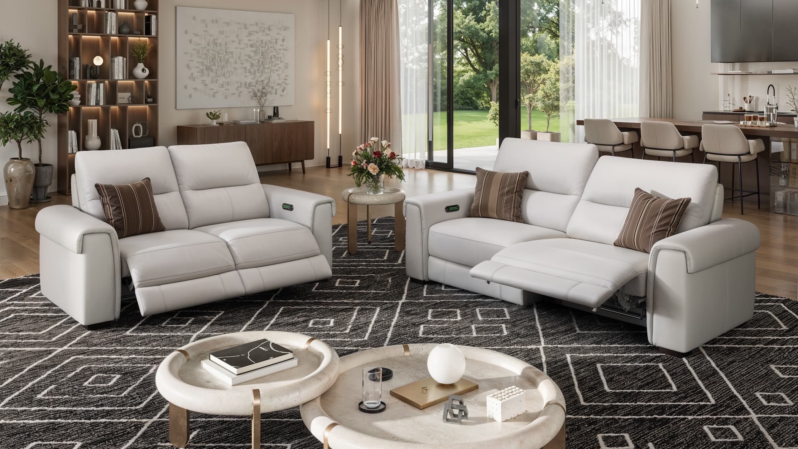 2-местный кожаный диван Sofanella Murano ARCH-00039287 - Вид №3