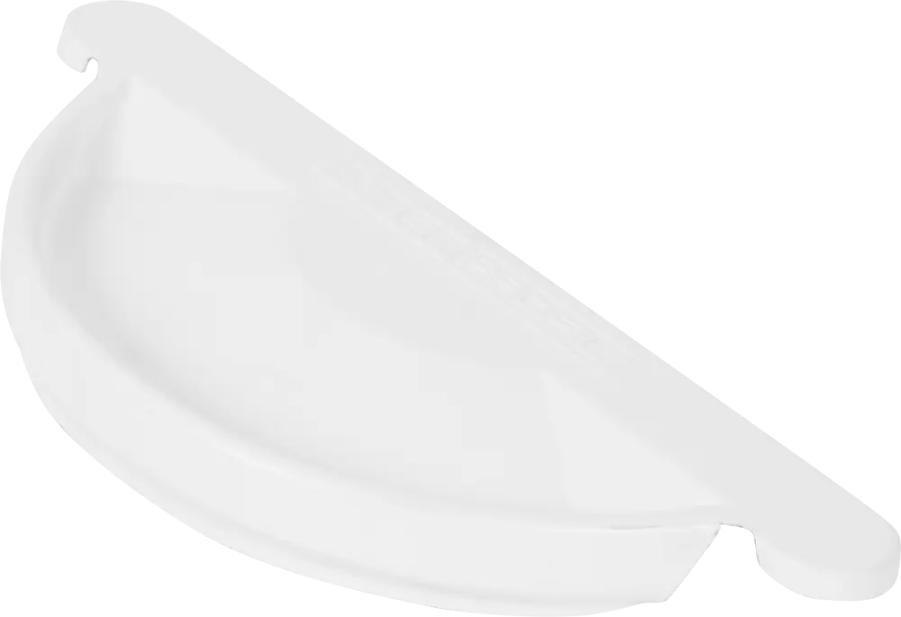 10010640 Заглушка желоба левая/правая цвет белый STLM-1015351