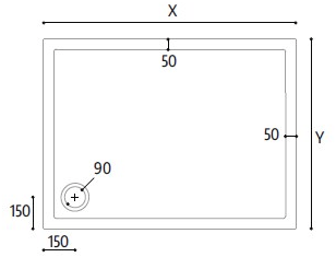 Glass1989 Поддон для душа прямоугольный из акрила Showering sun-id-1347367 - Вид №2