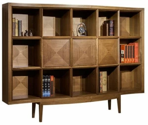 Mobi Открытый деревянный книжный шкаф