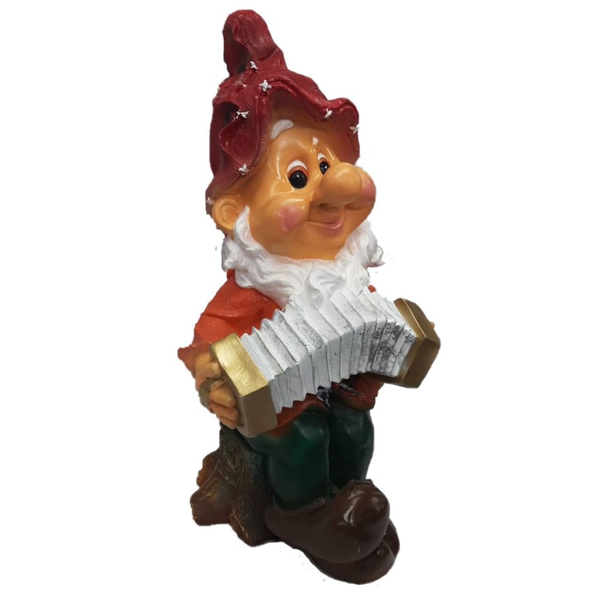 84549155 Фигура садовая «Гном с гармошкой» высота 49 см Santreyd  - Вид №1