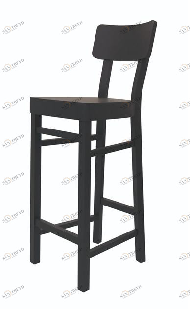 Gervasoni Табурет из бука со спинкой Black sun-id-1508784