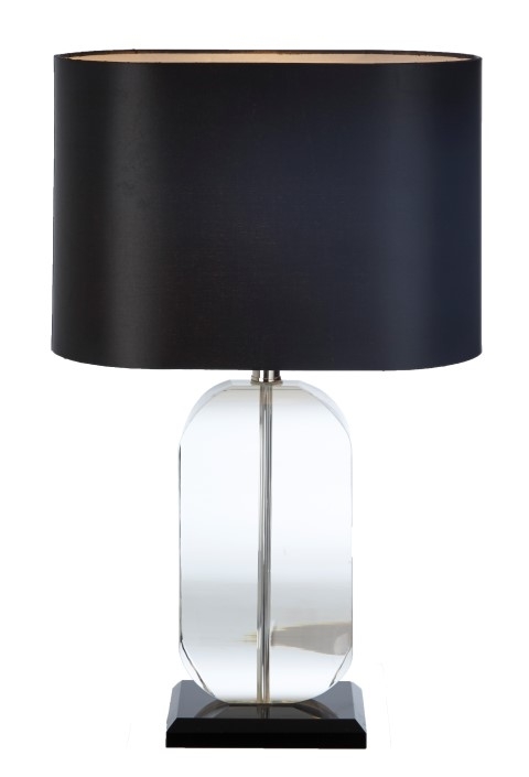 Настольная лампа Elvia 5803 PUSHA ВАЗА 062022 Прозрачный;черный  - Вид №1