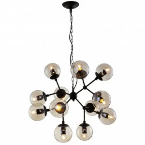 Подвесная люстра Crystal Lux Medea SP12 CRYSTAL LUX ДИЗАЙНЕРСКИЕ, MEDEA, ШАР 056927 Коричневый