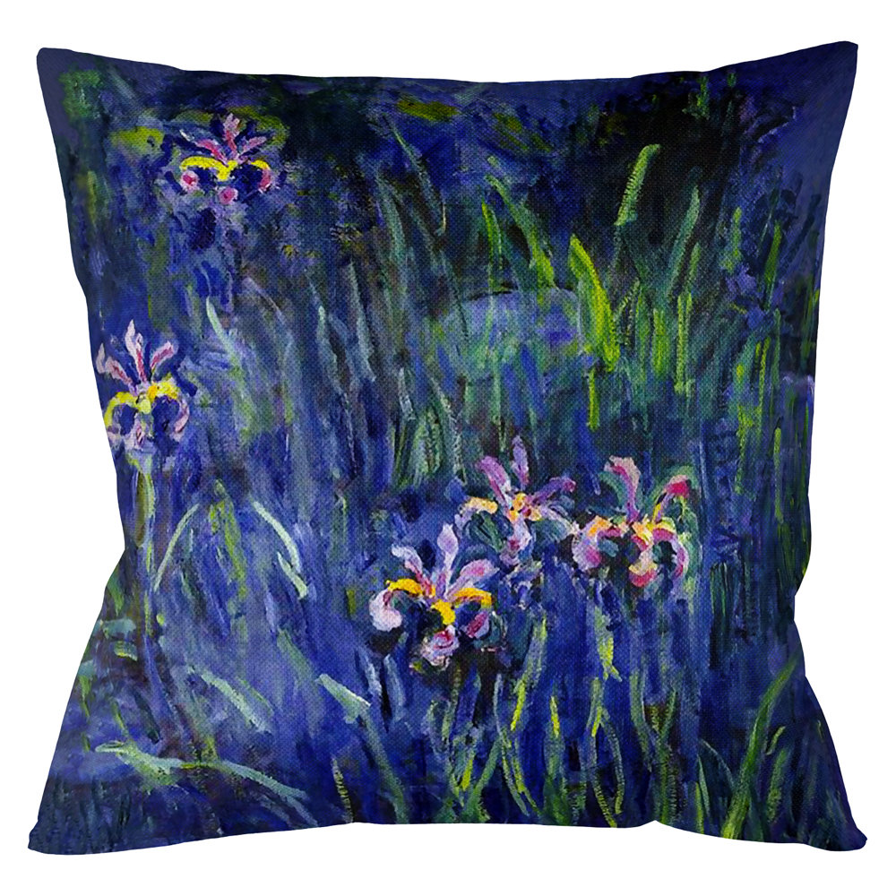 4113110 Арт-подушка «Ирисы Моне» Object Desire 