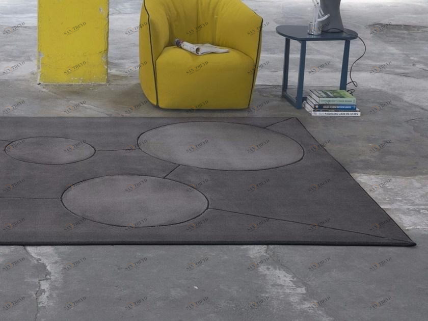 Besana Moquette Прямоугольный коврик ручной работы из синтетического волокна в современном стиле Capsule collection sun-id-1379568