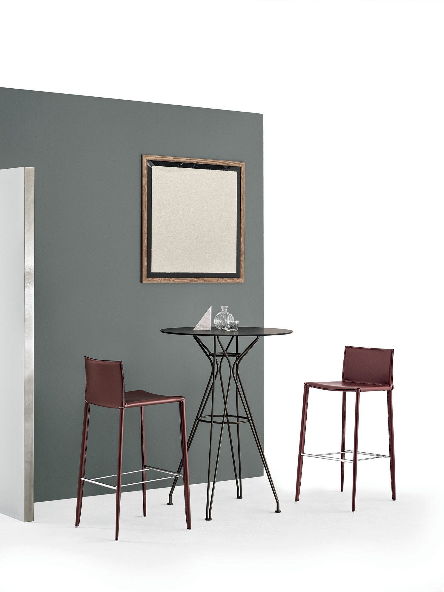 Высокий кожаный стул Bontempi Casa Linda ARCH-00100394 - Вид №1