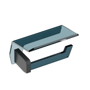 182473 Держатель туалетной бумаги 60 см цвет Черный/Синий Sonia LUCE Испания