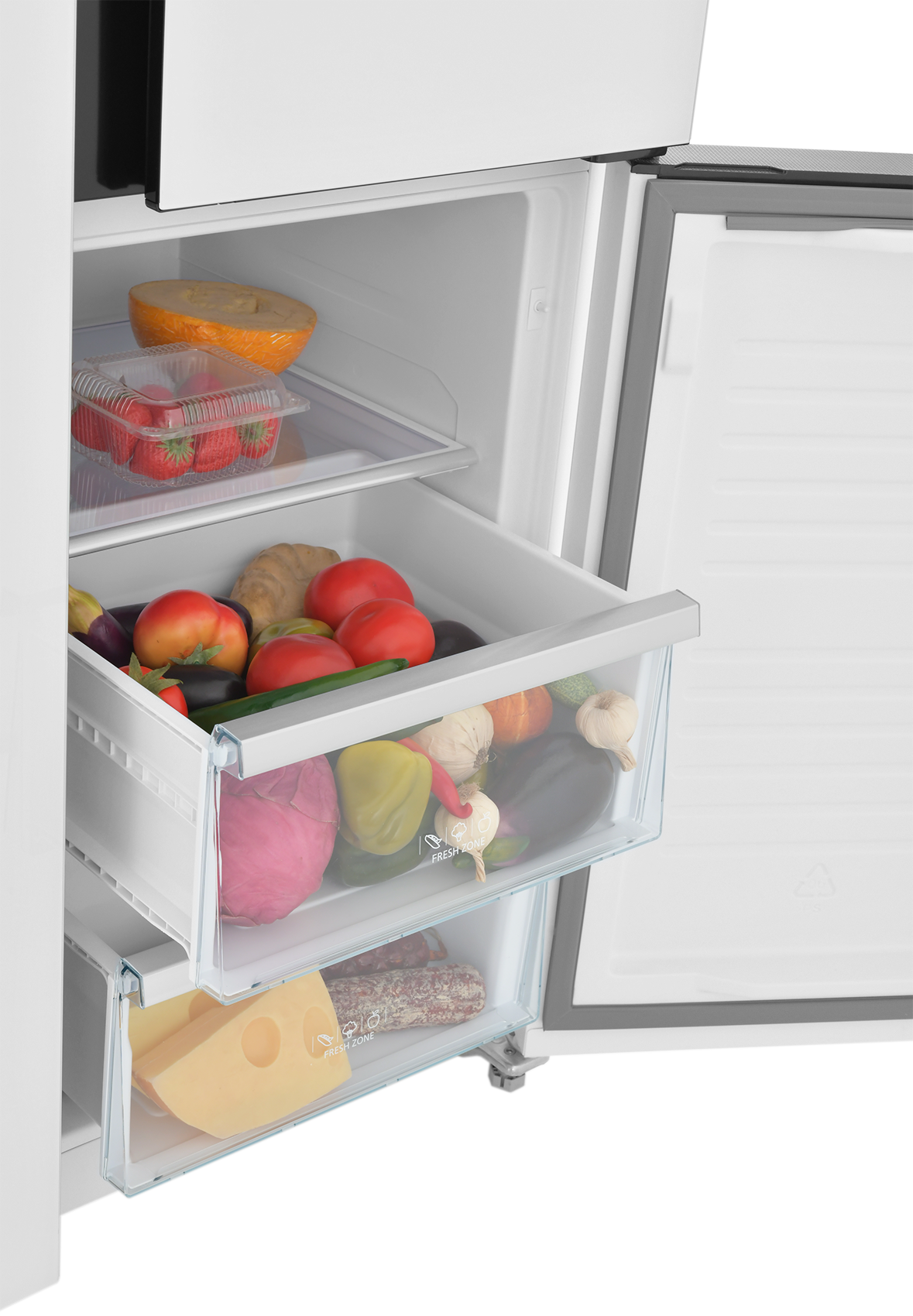 9185194 Холодильник Side by Side   ZUGEL ZRTD459GW белый STDN-0150027 - Вид №6