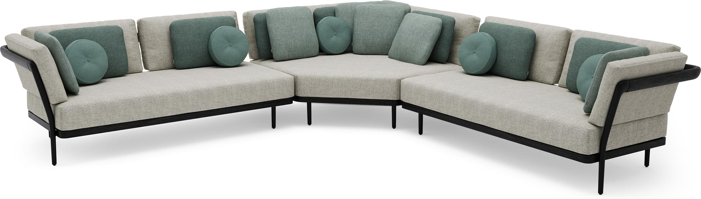 MNST1230 Concept 9 teak nero черный Manutti Flex