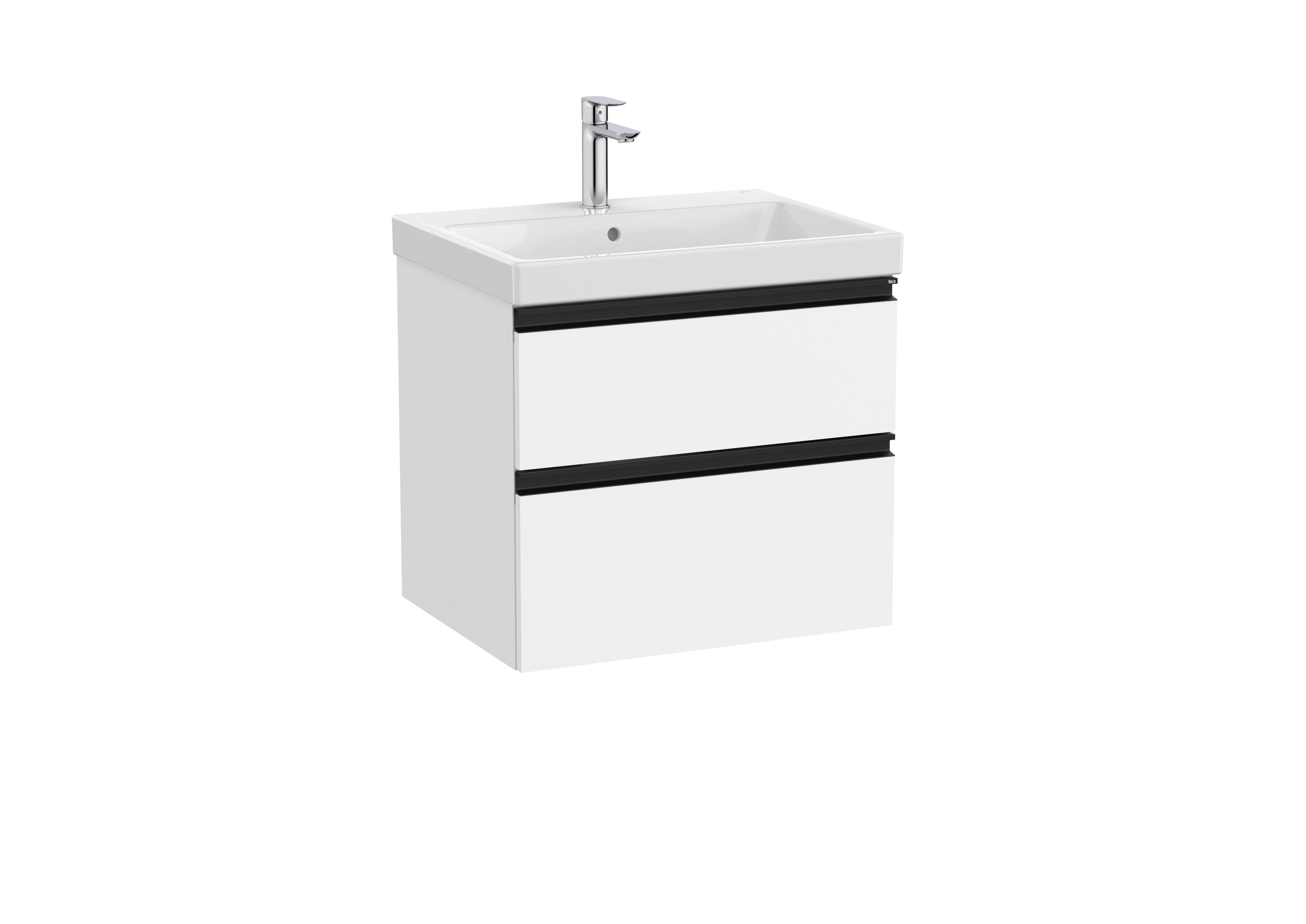 Деревянный подвесной шкаф для умывальника с выдвижными ящиками Roca The Gap ARCH-00133404 - Вид №28