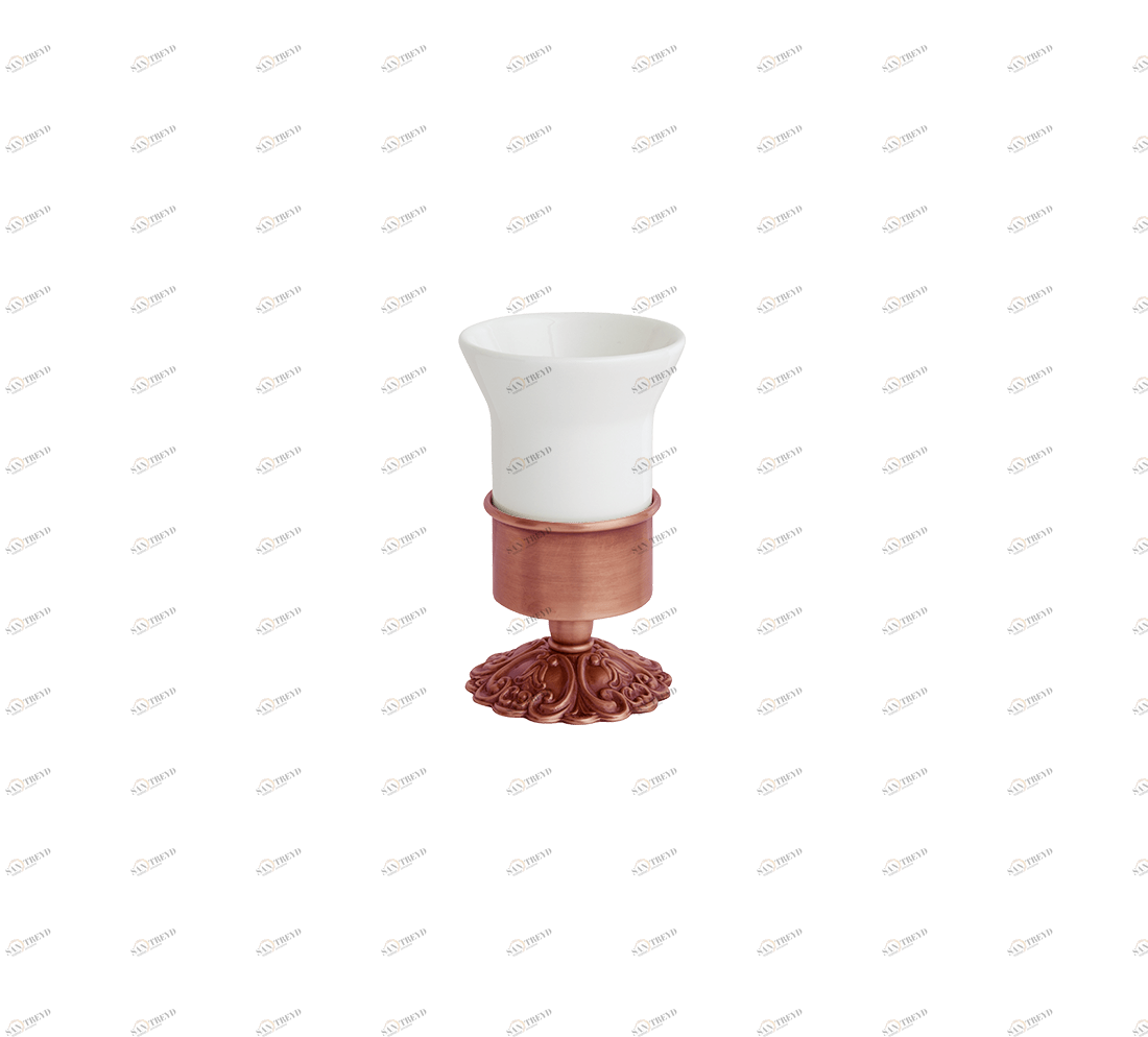 Gentry Home Настенный керамический подстаканник Ivy Медь GH100105 