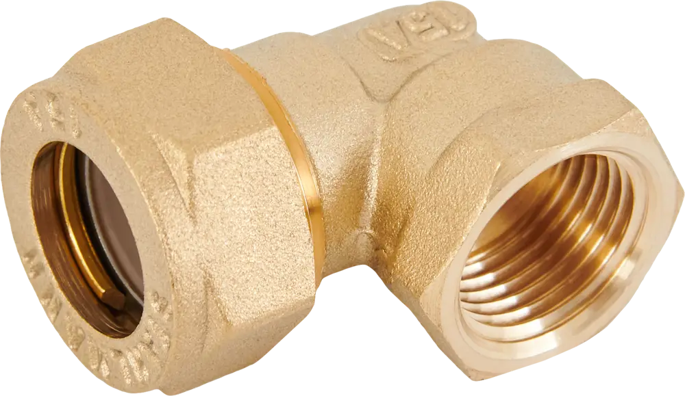 Обжимной угольник Stahlmann 15 мм для гофрированных труб 84754800