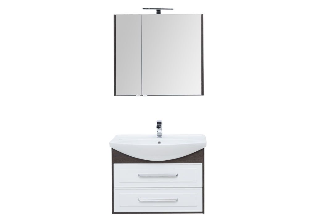 Мебель для ванной Aquanet Остин 85 дуб кантербери/белый 00211655 - Вид №2