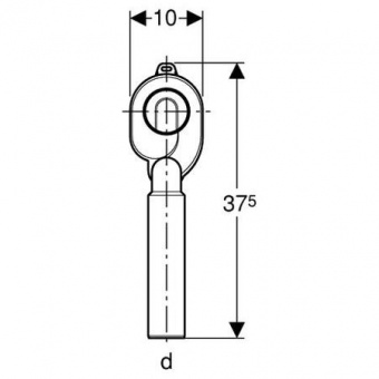 Сифон Geberit 152.984.00.1 скрытого монтажа для писсуара (новый артикул 152.951.11.1) Santreyd  - Вид №1