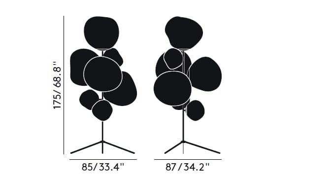 Торшер из поликарбоната со штативом Tom Dixon Melt ARCH-00030212 - Вид №12